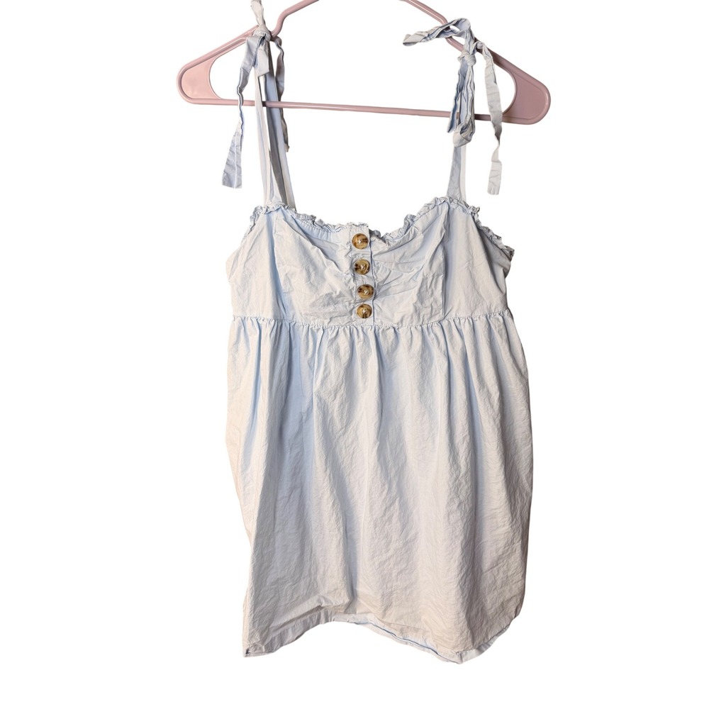 Urban Outfitters Tie Shoulder Babydoll Mini Dress Size M